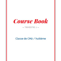 Anglais Course Book 8e Trimestre 2