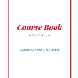 Anglais Course Book 8e Trimestre 3