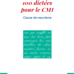 COLLECTION HATTEMER - 100 Dictées pour la 9ème