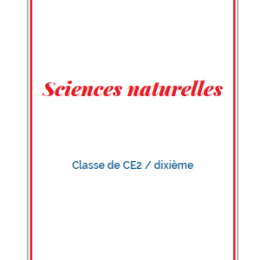 10e - COLLECTION HATTEMER - Sciences naturelles de 10ème