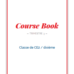 Anglais Course Book 10e - Trimestre 3