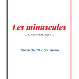 12e - COLLECTION HATTEMER - Pages d'écriture - Les minuscules